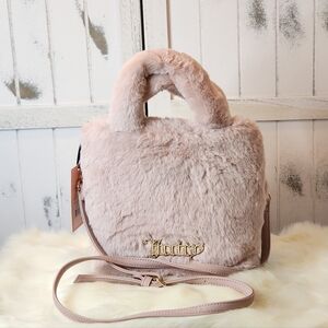Juicy Couture Dusty Blush Love Fluffy Mini Bag